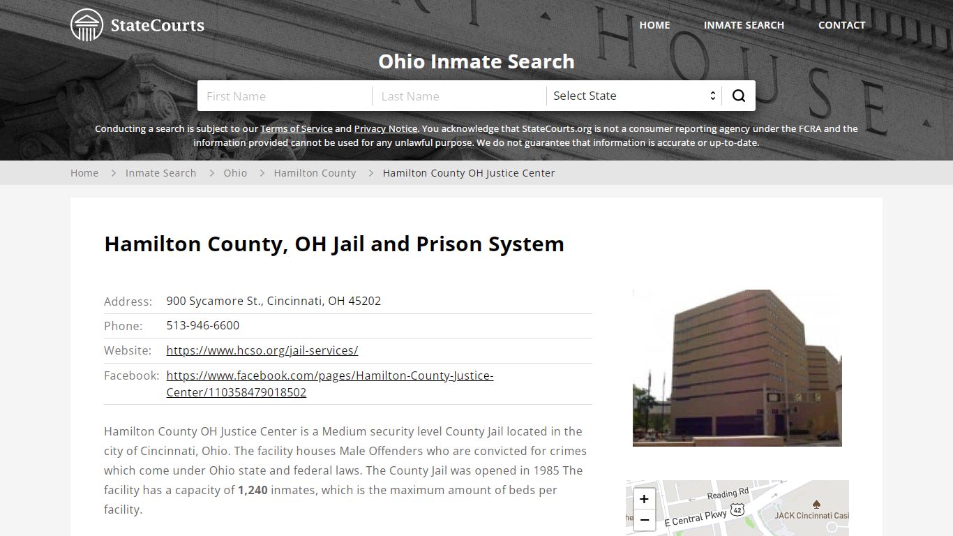 Hamilton County, OH Jail and Prison System - State Courts